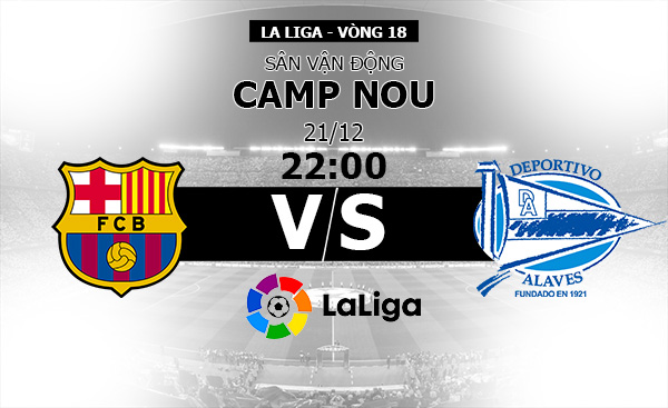 Nhận Định – Trực Tiếp Barcelona vs Deportivo Alaves 21/12/2019