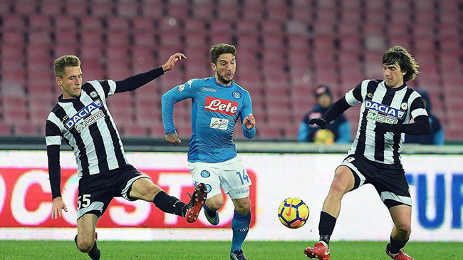 Soi kèo bóng đá, Napoli vs Udinese, 00:30 ngày 20/07 – Serie A 19-20