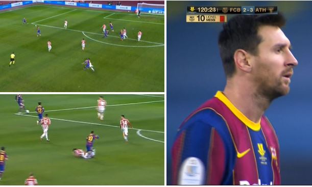 Messi nhận thẻ đỏ trực tiếp cùng với án phạt nặng